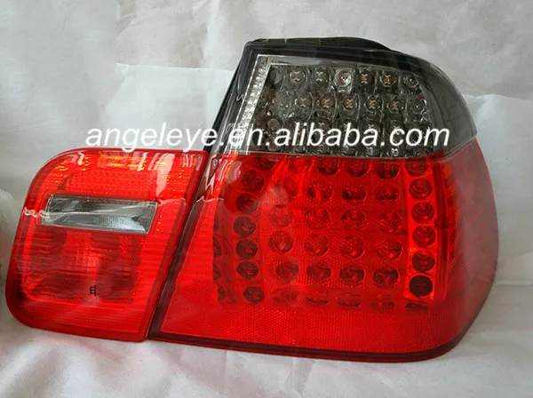 Для BMW E46 светодиодный задний фонарь 1998-2001 год красный черный цвет
