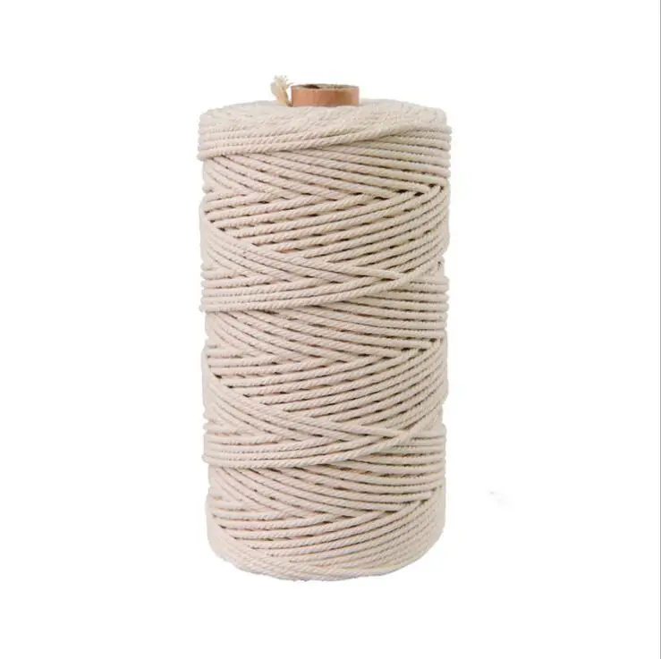Koop Fabriek direct katoenen koord touw dumplings De witte katoenen lijn rand tag touw groothandel