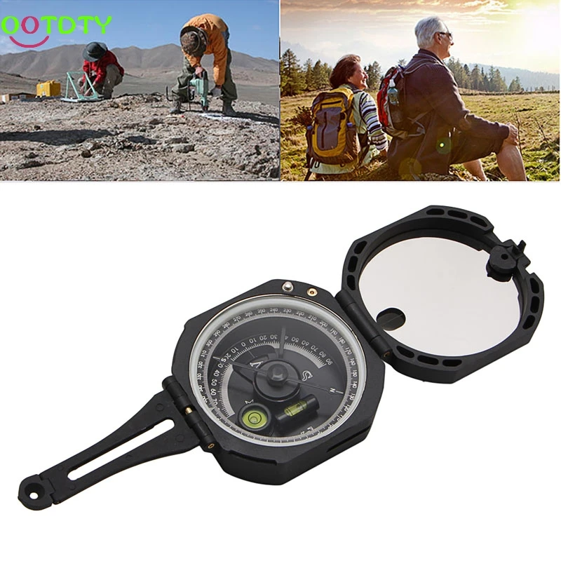  Kunststoff 0-360 Grad Wandern Getriebe Kompasse & GPS Hohe Präzision Magnetische Tasche Transit Geo