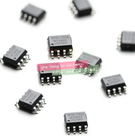 

Original 100 pcs WS2811S 2811 WS2811 2811S chip LED SOP-8 driver chip integrated circuit IC