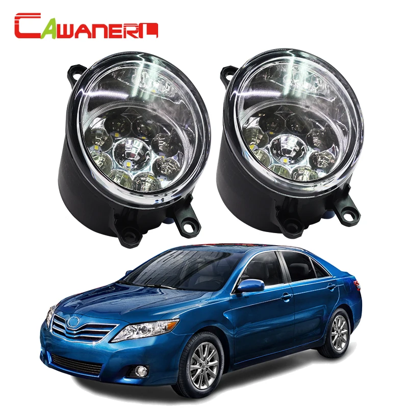 Cawanerl For Toyota Camry 2006 2012 H8 H11 Right Left Fog Light Car LED Light Daytime