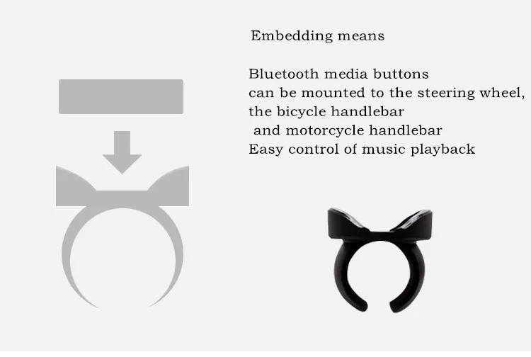 SITAILE 2 шт. автомобильный беспроводной Bluetooth Медиа пульт дистанционного управления рулевое колесо мобильный музыкальный плеер управление для Iphone samsung Xiaomi