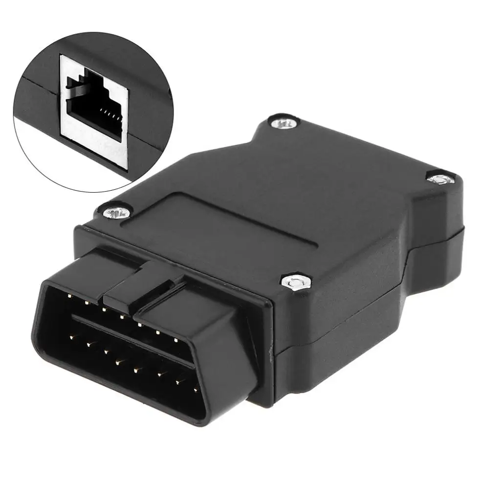 

OBD II OBD2 16Pin Male Extension Opening Cable Car Diagnostic Interface Connector Plug Adapter with Cable Plug Mouth