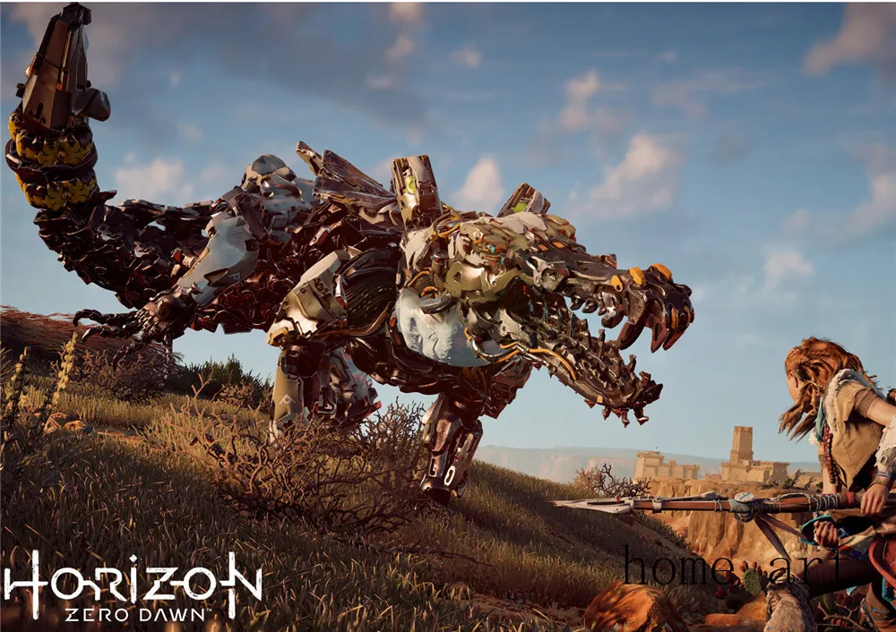 Игровой постер Horizon Zero Dawn games четкое изображение наклейки на стену украшение дома