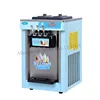 Desktop Ice Cream Machine Colorful Soft Serve Ice Cream Maker 20L/H Leisure Food Device 3 Heads 1