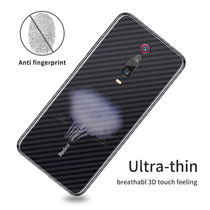 3D защитная задняя пленка из углеродного волокна для Xiaomi redmi K20 MI9T PRO k20pro наклейка