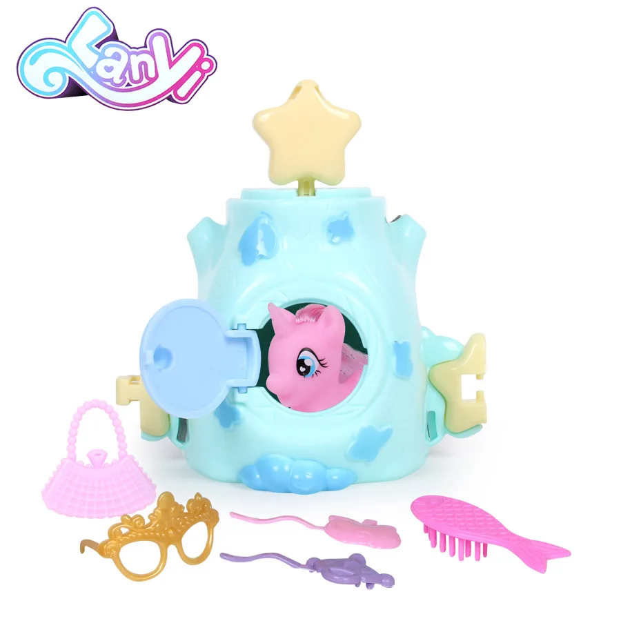 Lanyitoys новая Оригинальная фигурка lol сюрприз Волшебная комната Радужный Единорог