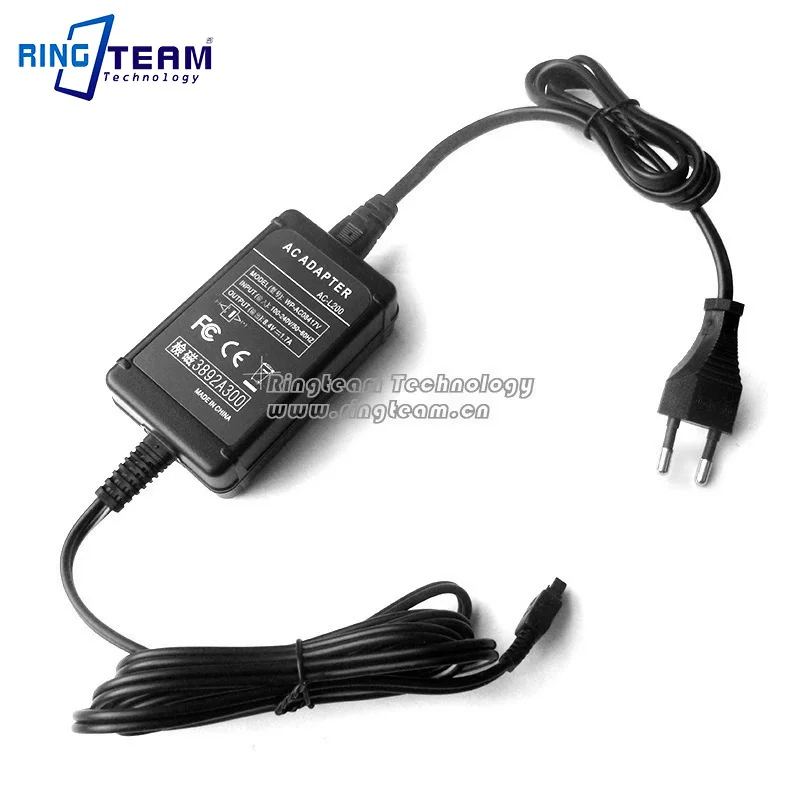 Adaptador de corriente AC Cargador AC-L200D Ajuste Sony Handycam DCR-HC65 DCR-SX44 HDR-SR12