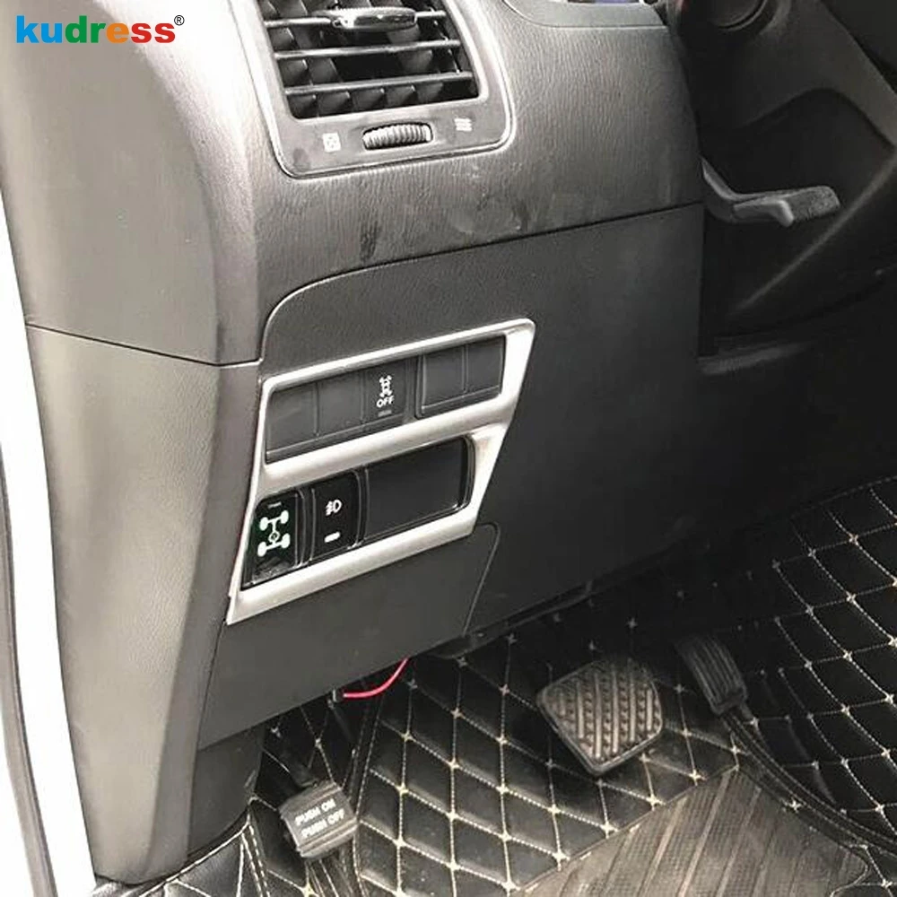 

For Nissan Patrol Armada Royale Nismo Y62 QX56 2016-2018 ABS Matte Headlight Switch Control Button Cover Trim Interiors Styling