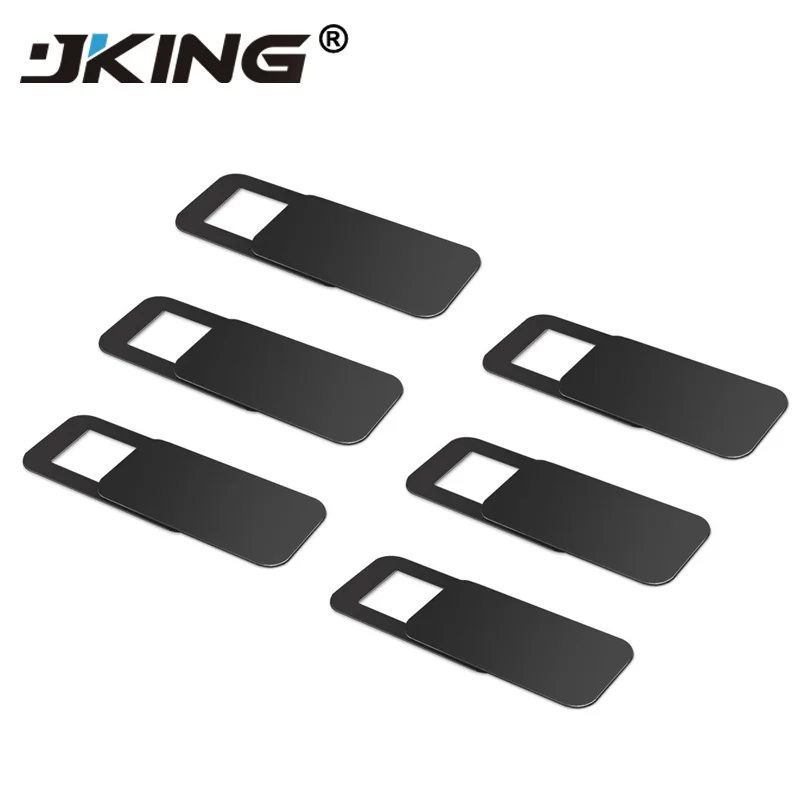 

JKING 6PC Ultra Thin WebCam Cover Shutter Slider Plastic Camera Cover For Ipad Phone PC Laptop Lens Privacy Sticker