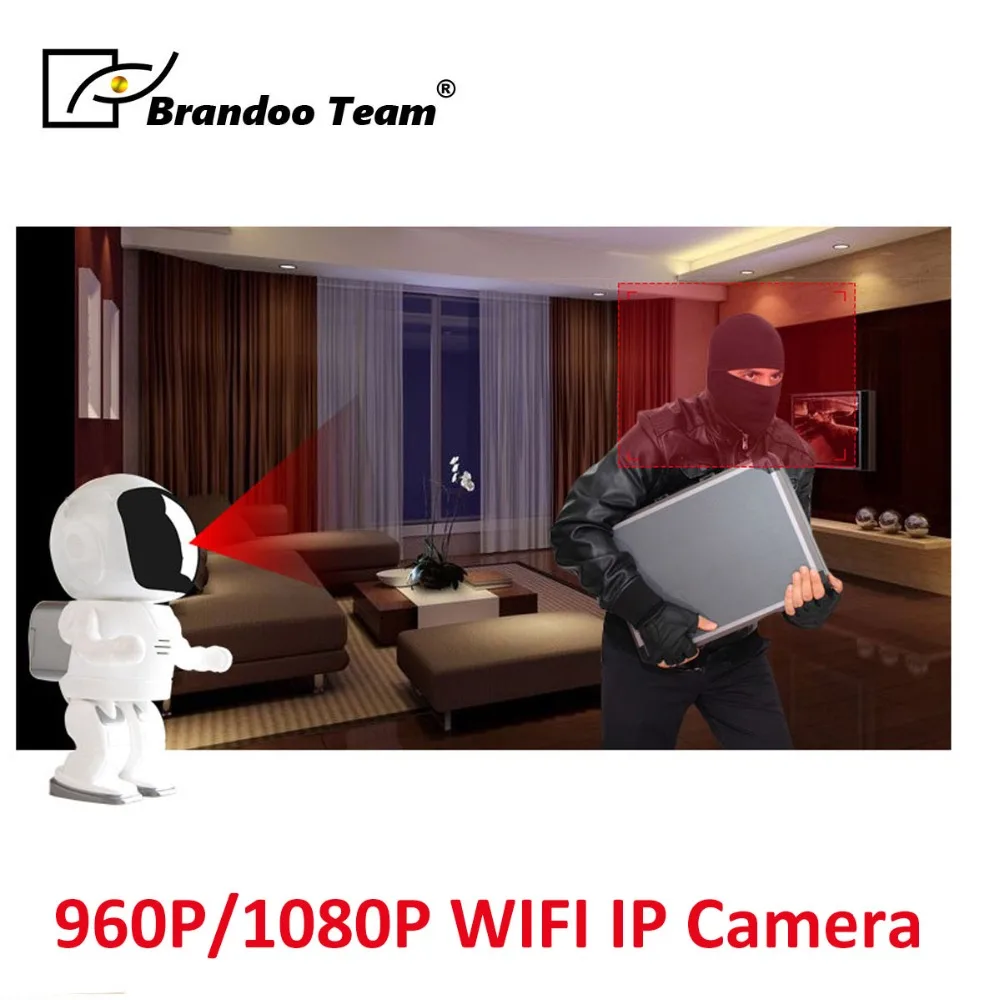 

IP Camera Smart Robot 1080P WIFI Wireless Two Way P2P CAMERA