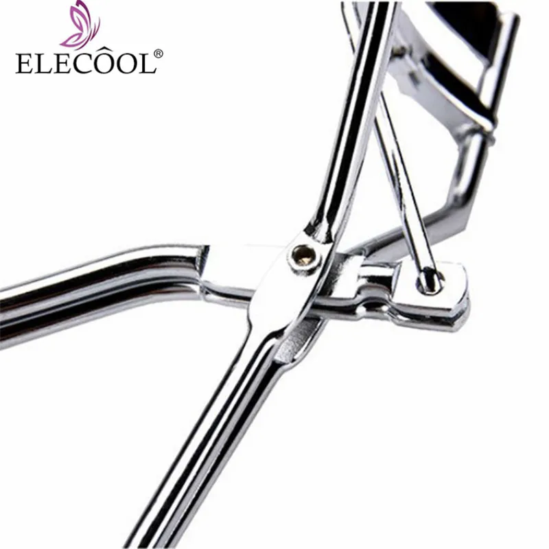 

ELECOOL Portable Easily-carried Eyelashes Curler Eyelashes Curling Clip With Handle Silicone Strip Eye Makeup Tools Accessories
