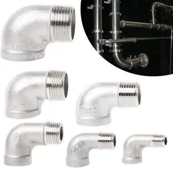 

1-1/8" Female x 1-1/8" Male Street Elbow Threaded Fitting Stainless Steel Pipe