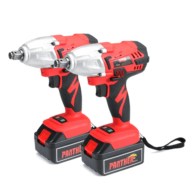 25V 8800Ah Li-ion Electric Impact Wrench 320Nm High Torque Impact Wrench Cordless 1/2 Batteries 1 Charger Power Tool