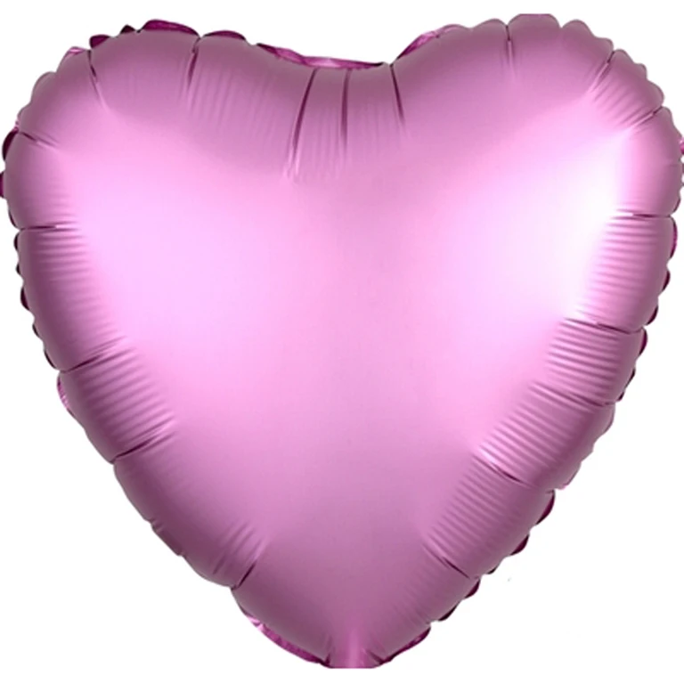5 шт. 18 дюймов, металлические сердцевидные воздушный шар с гелием 3,2g шары из латекса цвета металлик для вечеринки, дня рождения Свадебные Воздушные шары мультфильм надувные шары - Цвет: 18inch metal pink
