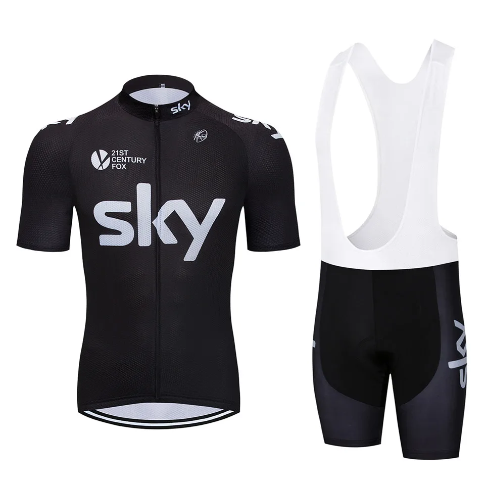 preço 2018 dos homens roupas de ciclismo mountain bike roupas bicicleta CÉU equipe roupas de Ciclismo Ropa Ciclismo Jerseys 9D PRO100 % respirável gel 9D