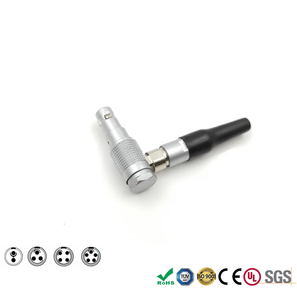 

LEMO FHG 00 2 3 4 5 pin Right Angle Male Plug Connector for ARRI Alexa Mini Audio input Connector