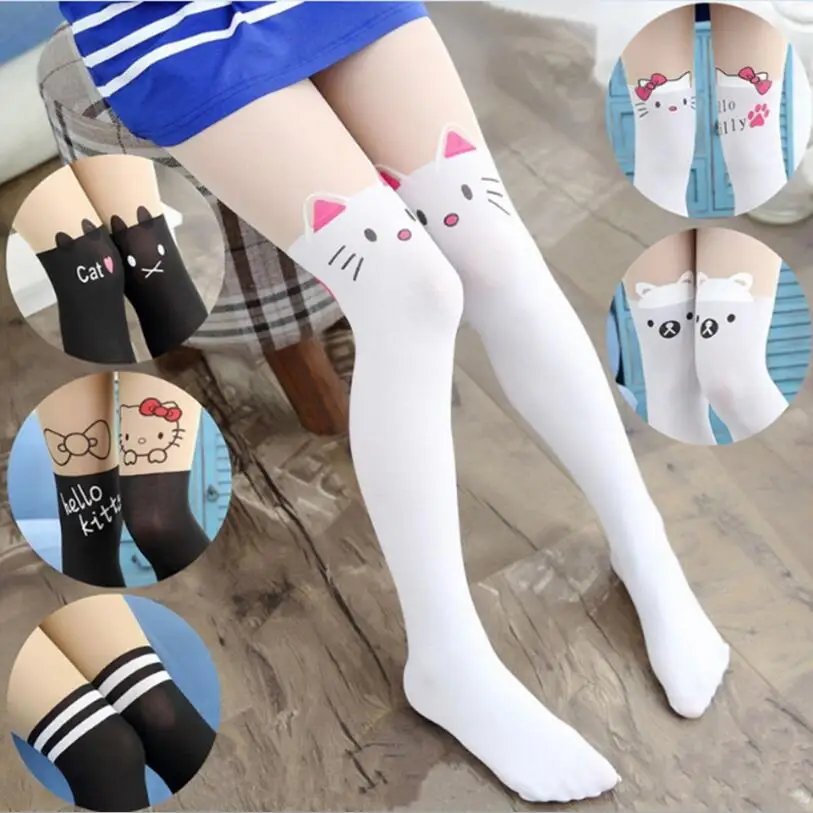 

Children Girls Tights Ballet Stockings Dance Footed Tights Pantyhose 2-12 Years Velvet Children Elastic Leggings Pantyhose