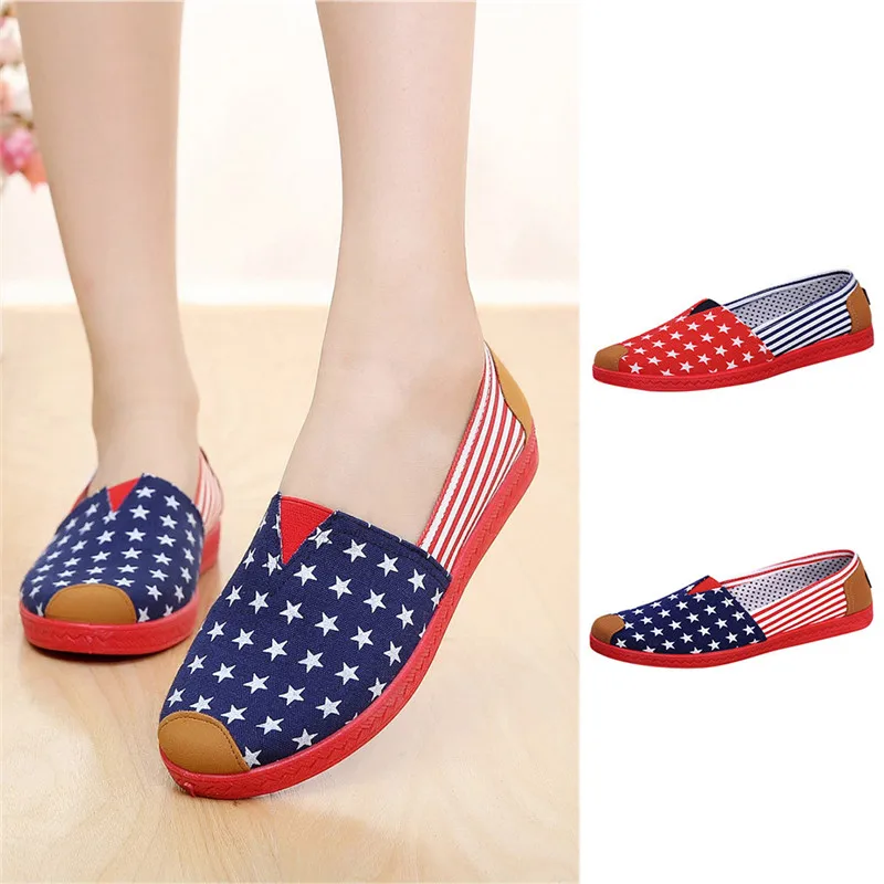 

WINWIN Women Casual Shoes Fashion Women's Casual Slip-On Shoes Flat Single Shoes Peas Boat Shoes Plus Big Size Spring #A