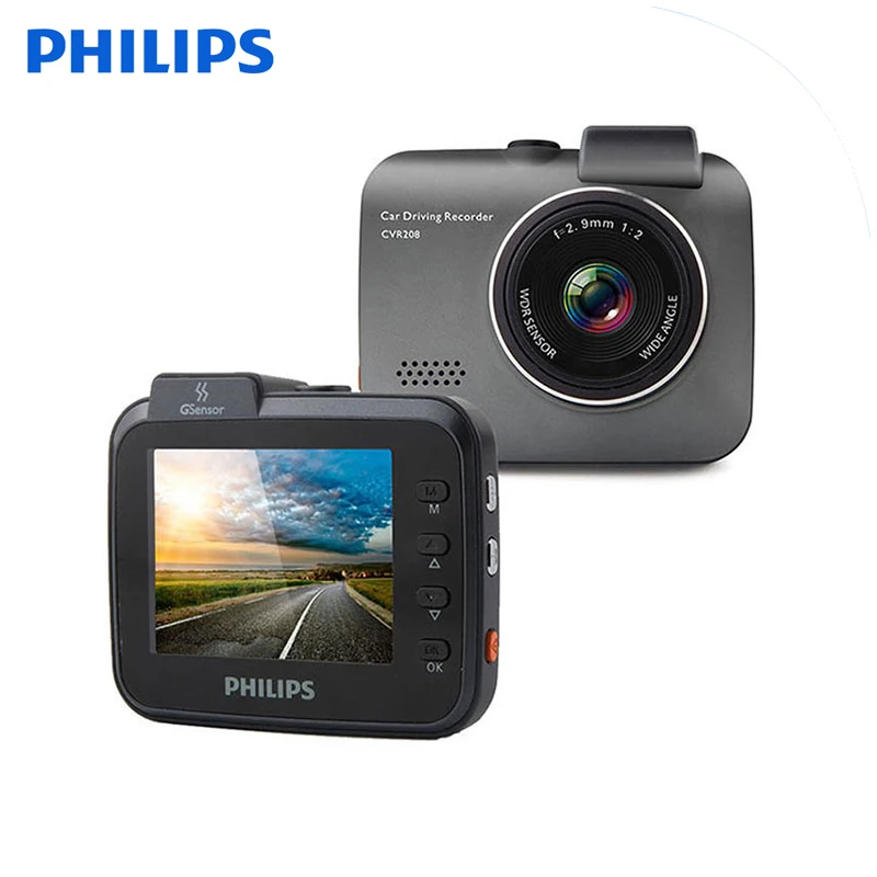Автомобильный видеорегистратор Philips с Wi Fi акселерометром Full HD 1080P|video recorder|full hd video