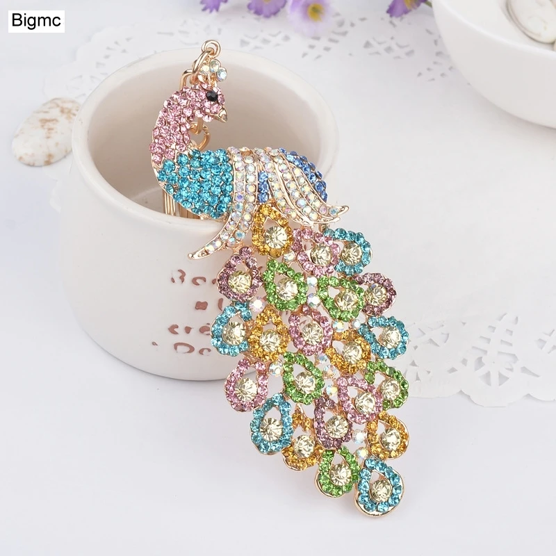 peacock key chain high