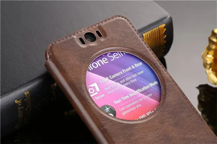 Роскошный винтажный флип-чехол из искусственной кожи чехол для Asus Zenfone Selfie ZD551KL задняя крышка Funda Capa