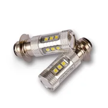 P15D alta Qualidade H6 16-CREE Chips 80 w LED Motor Bike/Moped/Scooter/ATV Lâmpada Do Farol H6 Luz Do Motor do carro