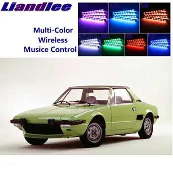 

LiandLee Car Glow Interior Floor Decorative Atmosphere Seats Accent Ambient Neon light For Fiat Bertone X1/9