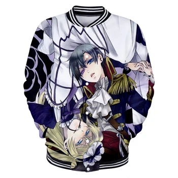 

black butler 3D Jacket Men 2019 Fashion Winter Jacket Men Japan Popular New Style Casual 3D Jacket Clothes XXS-4XL