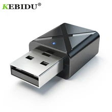 Kebidu usb Bluetooth 5,0 приемник передатчик 3,5 мм разъем беспроводной аудио музыка стерео адаптер ключ для автомобиля ПК Bluetooth динамик
