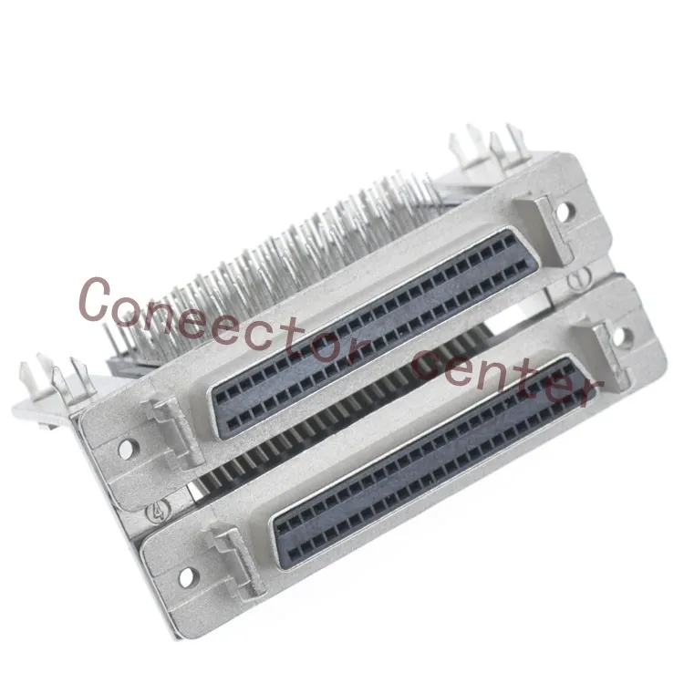 

Right Angle Dual Port Connector 1.27Pitch 50PIN SCSI HDB Connector