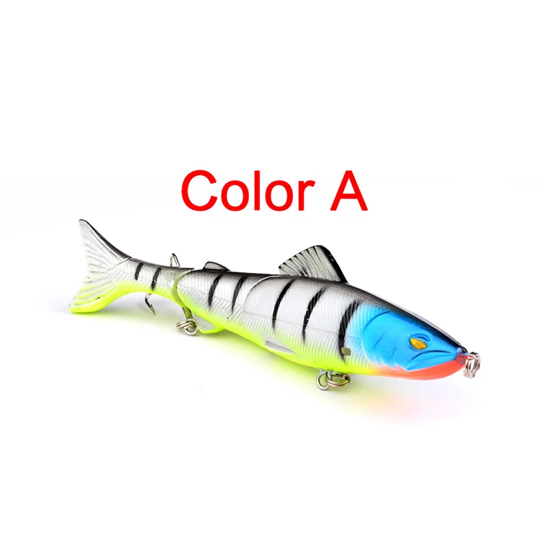 JACKFISH рыболовная приманка 13 см/20 г Aritificial воблеры Crankbait качественная профессиональная блесна приманка, плавать соединенная приманка оборудована - Цвет: A