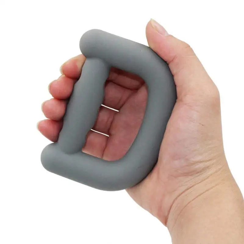 

Sports Fitness Finger Trainer Five Finger Spring Exerciser Silicone Elliptical Grip Ring Hand Rehabilitation Grip CombinationSet