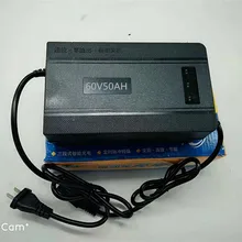 По стандартам ЕС/США Стандартный 60 V Зарядное устройство свинцово-кислотная Smart Auto аккумулятора электроскутера Зарядное устройство Питание 60 V 50AH 6.5A