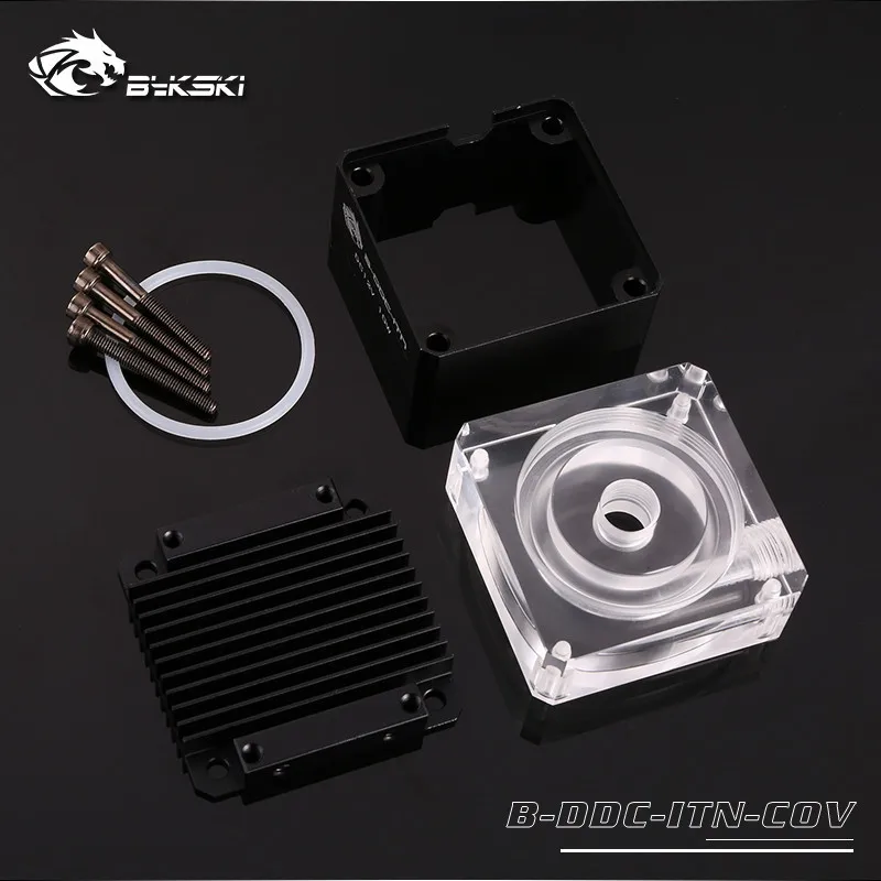 Bykski B-DDC-ITN-COV DDC Pump Armor Heatsink Armor TOP Acrylic Cover For 3.2 Pump High Performance Silent Armor Water Cooling