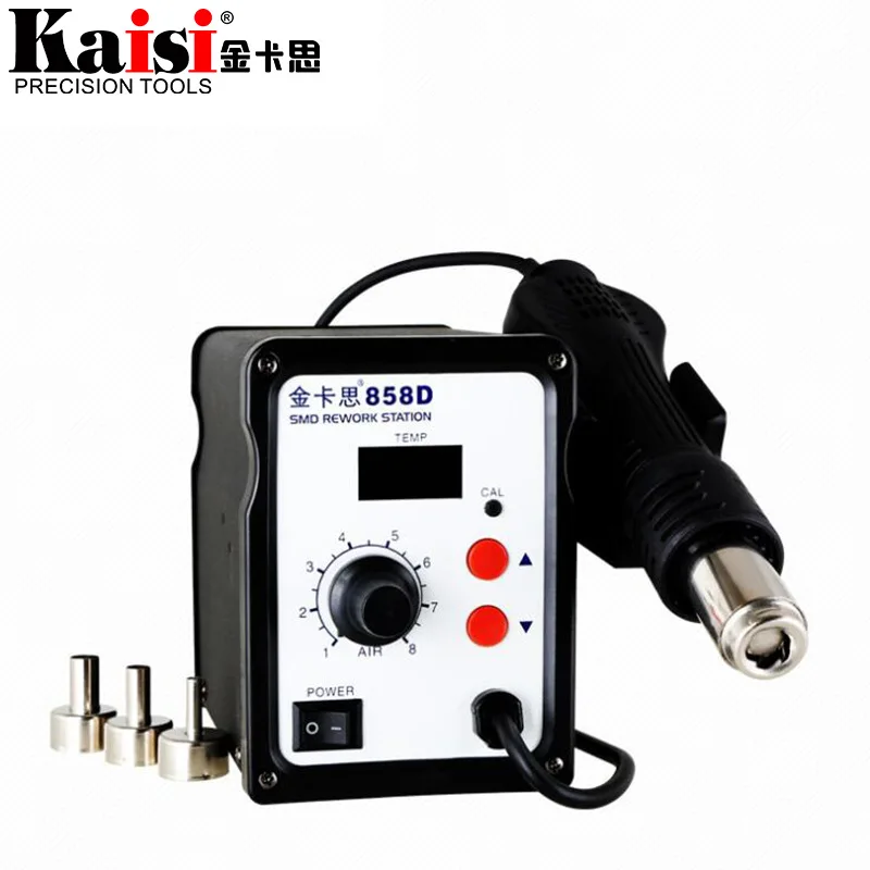 Паяльная станция KAISI 858D 700 Вт светодиодсветодиодный цифровая паяльная Тепловая