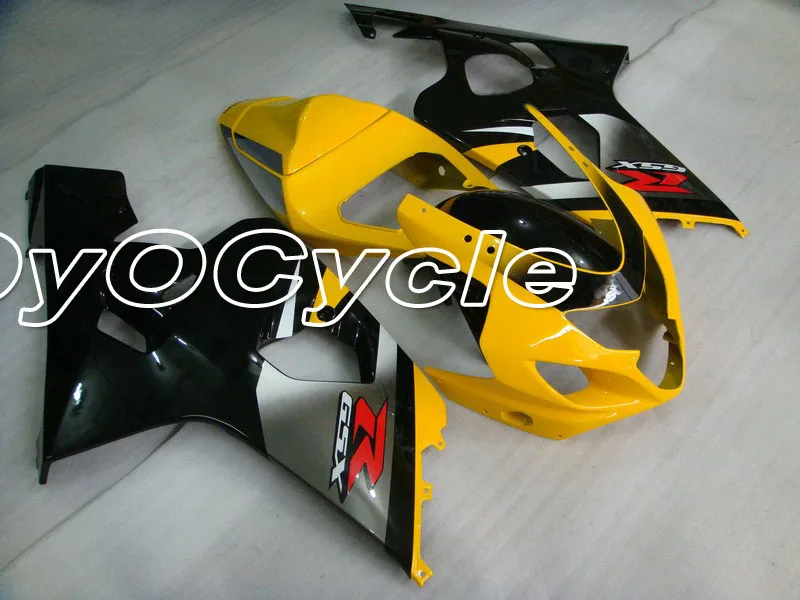 

For 04-05 Suzuki GSXR600 GSXR750 K4 GSXR 600 750 Injection Motorcycle ABS Fairing Bodywork Kit 2004 2005 Black Yellow