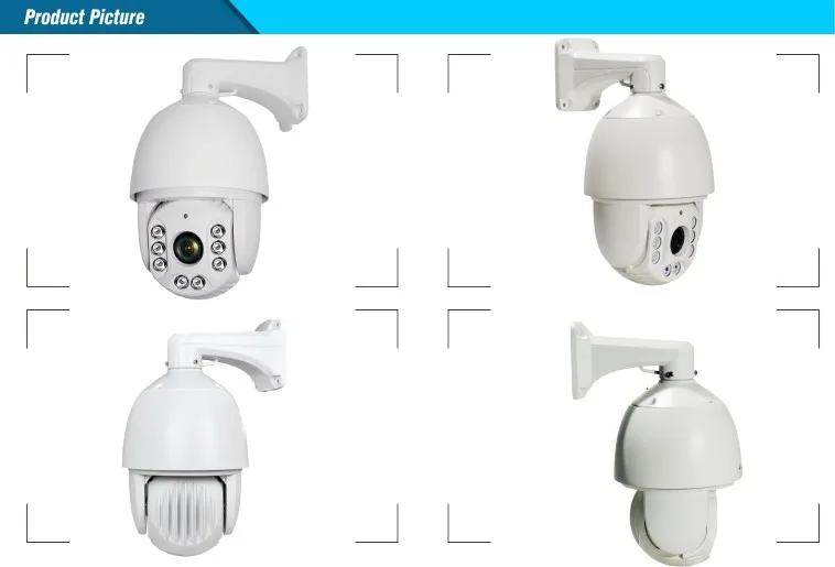 360 градусов вращение 2,0 Mpixels HD CVI PTZ камера 27X зум CVI IR ...