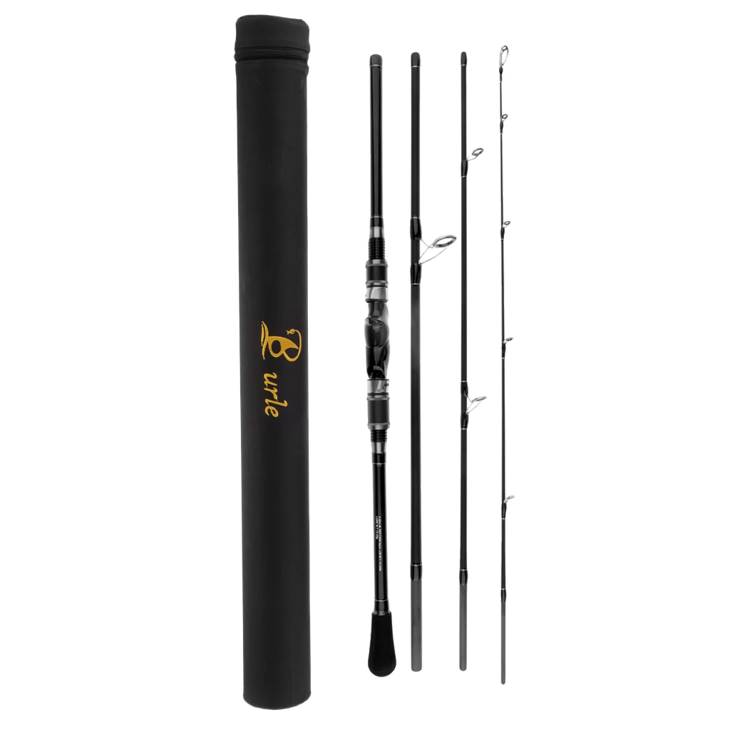 Ultralight Lure Fishing Rod Spinning Casting Rod Medium Action 4 Pieces