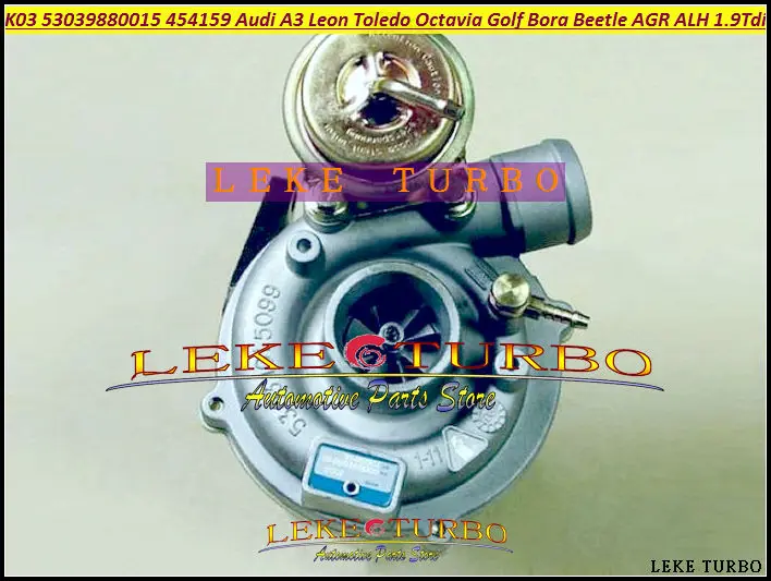 K03 53039700015 53039880015 454159-0001 Audi A3 Leon Toledo Octavia Golf Bora Beetle TDI 1.9L 90HP AGR ALH (1)