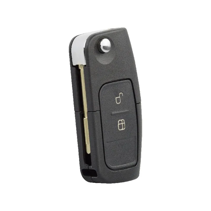 OkeyTech 10 шт. Складной флип чехол для автомобиля Ford и Focus 2 3 Mondeo Fiesta кнопки FO21 HU101