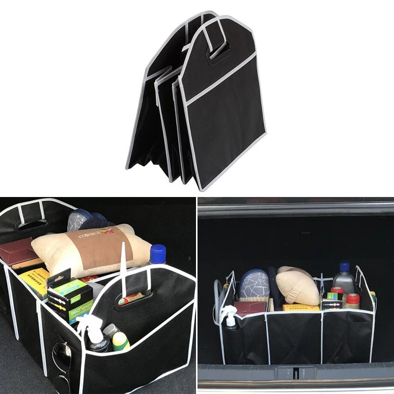 1x Car Folding Large Capacity Storage Bag Accessories For Hyundai solaris accent i30 ix35 i20 elantra