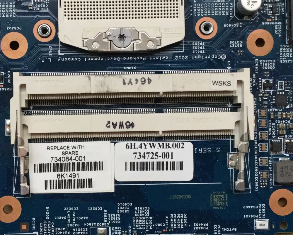 734084 001 501 601 материнская плата для HP 450 470 440 48.4YW05.011 ноутбука|laptop motherboard|motherboard for