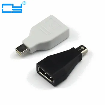 

Mini DisplayPort Mini DP Adapter extender Male to Displayport Female Adapter Cable for Macbook Air Pro Black & White