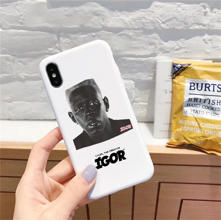 Tyler, The Creator- IGOR Colored soft silicone phone case for iphone 6 6s 6plus 7 7plus 8 8plus XR XS XSMAX 11 pro - Цвет: BHSR-21930