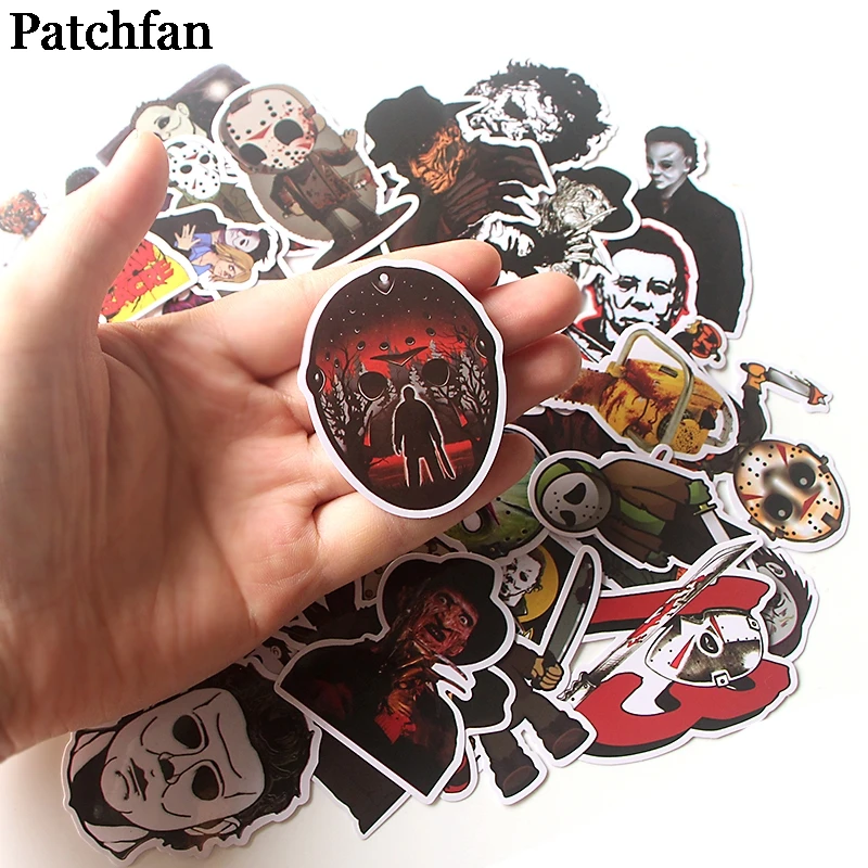 Patchfan 37 шт. Майкл Майерс пятница 13 Фредди Крюгер наклейки s пакет для ноутбука наклейки DIY Скрапбукинг наклейки в альбом A2134