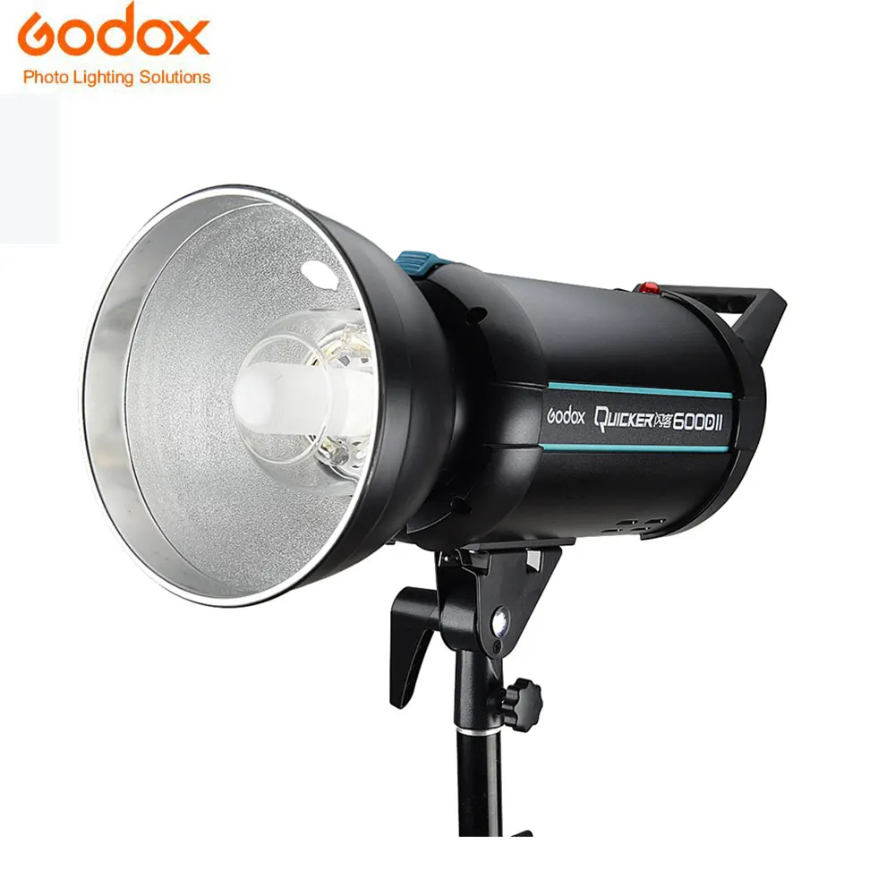 

Godox Quicker 600DII 600W Pro Photo Studio Light high-speed studio flashes 0.3-1.5 Recycle Time For Photography AC110V/ 220v