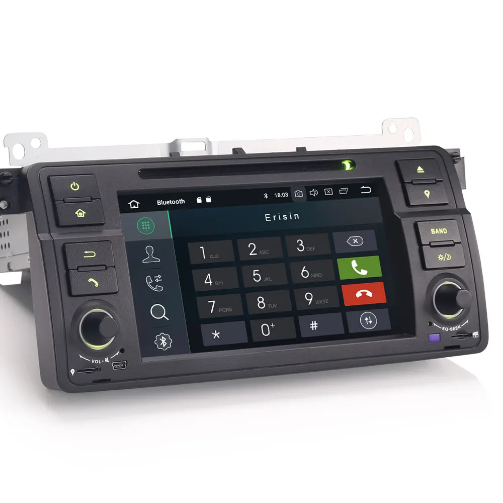 Perfect 7" Android 9.0 Pie OS Car DVD Multimedia Navigation GPS Radio for BMW 3 Series E46 1998-2006 (318/320/325) & BMW M3 1998-2006 2