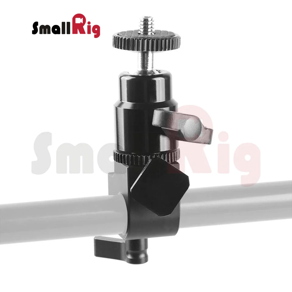 SmallRig 15 мм одиночный стержень зажим с креплением на горячий башмак микро шаровая