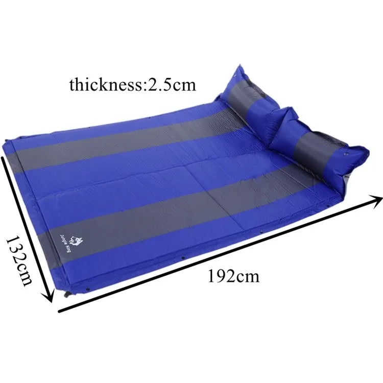 Высокое качество инструменты для походов на открытом воздухе Двойные люди разноцветные походные альпинистские спальные коврики матрас с подушкой